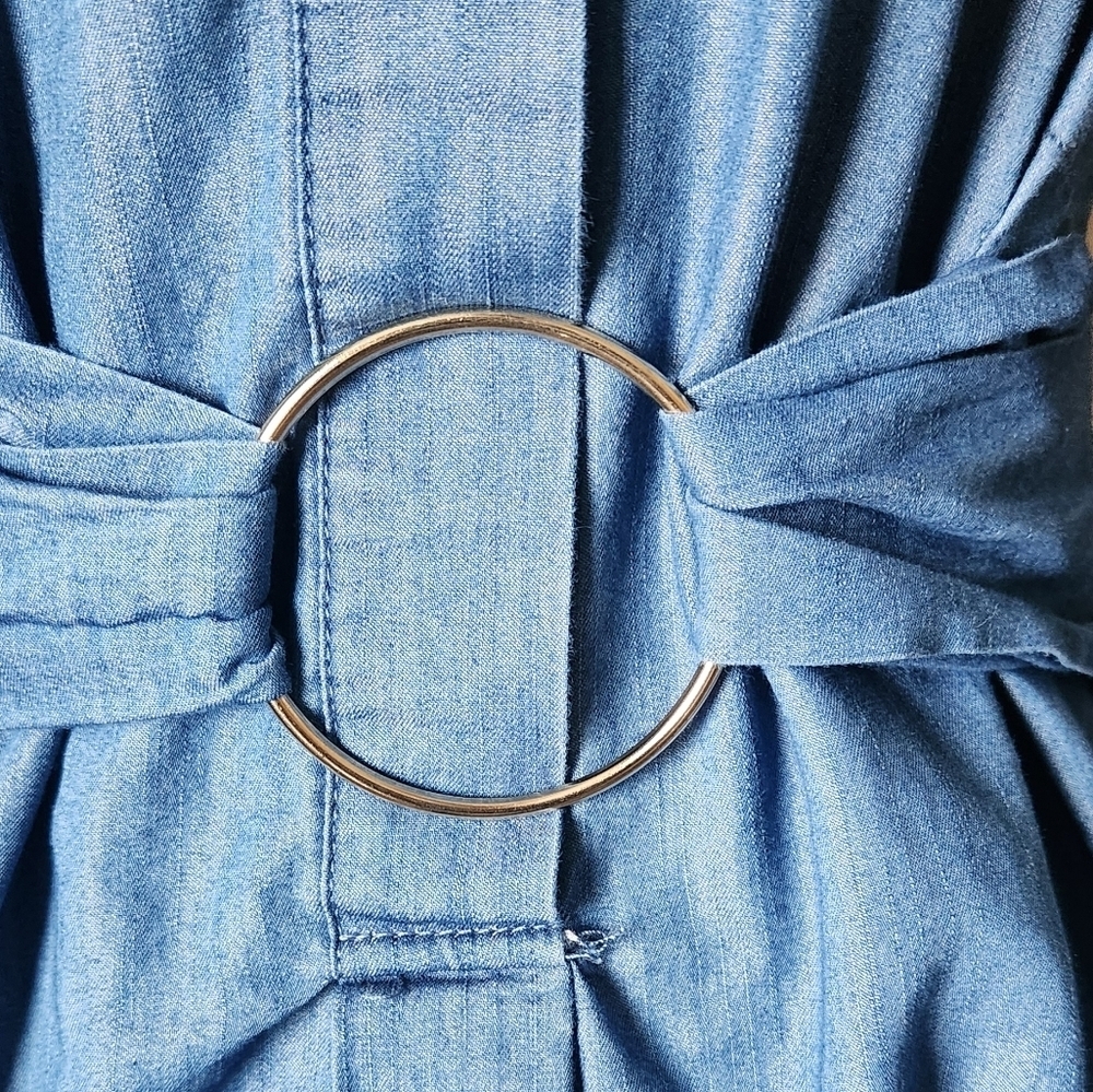 Given Kale Belted Denim Dress - Picture 8 of 9